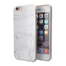Mixtured Gray v11 Textured Marble iPhone 6/6s or 6/6s Plus 2-Piece Hybrid INK-Fuzed Case