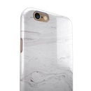 Mixtured Gray v11 Textured Marble iPhone 6/6s or 6/6s Plus 2-Piece Hybrid INK-Fuzed Case