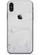 Mixtured Gray v11 Textured Marble - iPhone X Skin-Kit