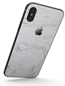 Mixtured Gray v11 Textured Marble - iPhone X Skin-Kit
