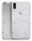 Mixtured Gray v11 Textured Marble - iPhone X Skin-Kit