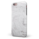 Mixtured Gray v12 Textured Marble iPhone 6/6s or 6/6s Plus 2-Piece Hybrid INK-Fuzed Case