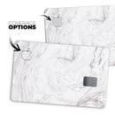 Mixtured Gray v12 Textured Marble - Premium Protective Decal Skin-Kit for the Apple Credit Card