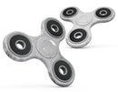 Mixtured Gray v12 Textured Marble Full-Body Fidget Spinner Skin-Kit