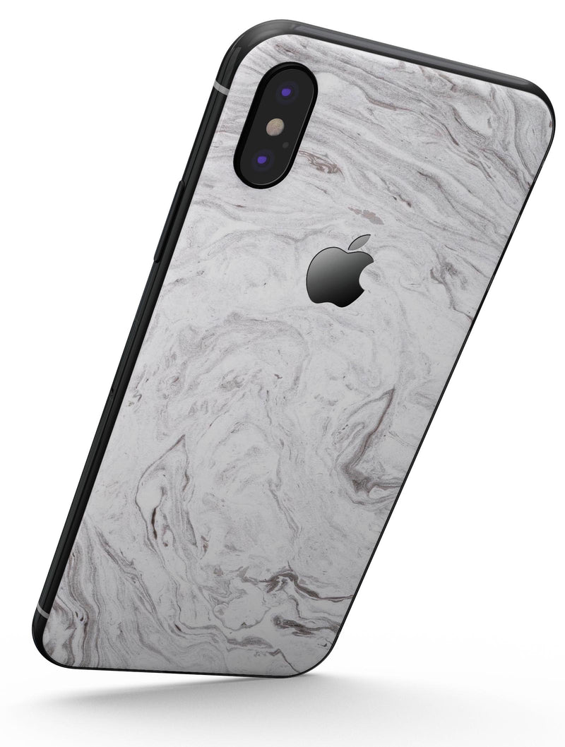 Mixtured Gray v12 Textured Marble - iPhone X Skin-Kit