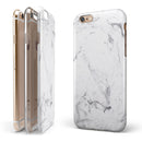 Mixtured Gray v13 Textured Marble iPhone 6/6s or 6/6s Plus 2-Piece Hybrid INK-Fuzed Case