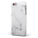 Mixtured Gray v13 Textured Marble iPhone 6/6s or 6/6s Plus 2-Piece Hybrid INK-Fuzed Case