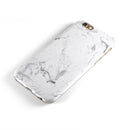 Mixtured Gray v13 Textured Marble iPhone 6/6s or 6/6s Plus 2-Piece Hybrid INK-Fuzed Case