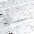 Mixtured Gray v13 Textured Marble - Premium Protective Decal Skin-Kit for the Apple Credit Card