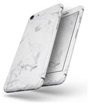 Mixtured Gray v13 Textured Marble - Skin-kit for the iPhone 8 or 8 Plus