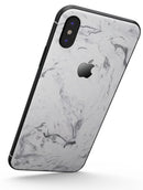 Mixtured Gray v13 Textured Marble - iPhone X Skin-Kit
