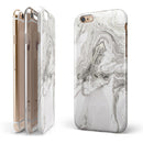 Mixtured Gray v3 Textured Marble iPhone 6/6s or 6/6s Plus 2-Piece Hybrid INK-Fuzed Case