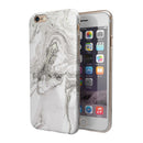 Mixtured Gray v3 Textured Marble iPhone 6/6s or 6/6s Plus 2-Piece Hybrid INK-Fuzed Case