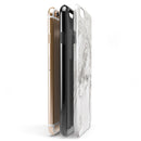 Mixtured Gray v3 Textured Marble iPhone 6/6s or 6/6s Plus 2-Piece Hybrid INK-Fuzed Case