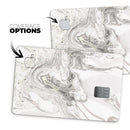 Mixtured Gray v3 Textured Marble - Premium Protective Decal Skin-Kit for the Apple Credit Card