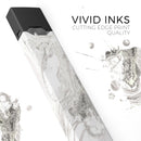 Mixtured Gray v3 Textured Marble - Premium Decal Protective Skin-Wrap Sticker compatible with the Juul Labs vaping device