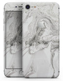 Mixtured Gray v3 Textured Marble - Skin-kit for the iPhone 8 or 8 Plus