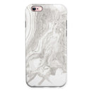 Mixtured Gray v4 Textured Marble iPhone 6/6s or 6/6s Plus 2-Piece Hybrid INK-Fuzed Case