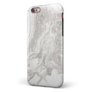 Mixtured Gray v4 Textured Marble iPhone 6/6s or 6/6s Plus 2-Piece Hybrid INK-Fuzed Case