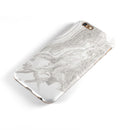 Mixtured Gray v4 Textured Marble iPhone 6/6s or 6/6s Plus 2-Piece Hybrid INK-Fuzed Case