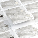 Mixtured Gray v4 Textured Marble - Premium Protective Decal Skin-Kit for the Apple Credit Card