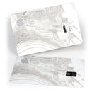 Mixtured Gray v4 Textured Marble - Premium Protective Decal Skin-Kit for the Apple Credit Card
