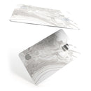 Mixtured Gray v4 Textured Marble - Premium Protective Decal Skin-Kit for the Apple Credit Card