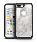 Mixtured Gray v4 Textured Marble - iPhone 7 or 7 Plus Commuter Case Skin Kit