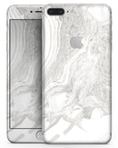 Mixtured Gray v4 Textured Marble - Skin-kit for the iPhone 8 or 8 Plus
