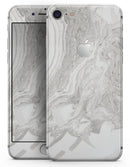 Mixtured Gray v4 Textured Marble - Skin-kit for the iPhone 8 or 8 Plus