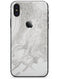 Mixtured Gray v4 Textured Marble - iPhone X Skin-Kit