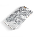 Mixtured Gray v5 Textured Marble iPhone 6/6s or 6/6s Plus 2-Piece Hybrid INK-Fuzed Case
