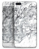 Mixtured Gray v5 Textured Marble - Skin-kit for the iPhone 8 or 8 Plus