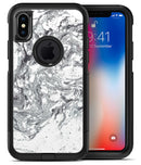 Mixtured Gray v5 Textured Marble - iPhone X OtterBox Case & Skin Kits