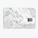 Mixtured Gray v6 Textured Marble - Premium Protective Decal Skin-Kit for the Apple Credit Card