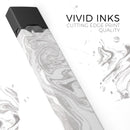 Mixtured Gray v6 Textured Marble - Premium Decal Protective Skin-Wrap Sticker compatible with the Juul Labs vaping device