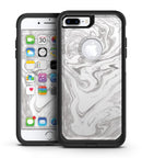 Mixtured Gray v6 Textured Marble - iPhone 7 or 7 Plus Commuter Case Skin Kit