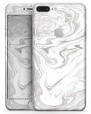 Mixtured Gray v6 Textured Marble - Skin-kit for the iPhone 8 or 8 Plus
