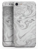 Mixtured Gray v6 Textured Marble - Skin-kit for the iPhone 8 or 8 Plus