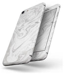 Mixtured Gray v6 Textured Marble - Skin-kit for the iPhone 8 or 8 Plus