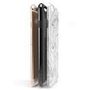 Mixtured Gray v7 Textured Marble iPhone 6/6s or 6/6s Plus 2-Piece Hybrid INK-Fuzed Case