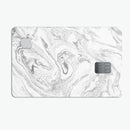 Mixtured Gray v7 Textured Marble - Premium Protective Decal Skin-Kit for the Apple Credit Card