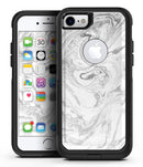 Mixtured Gray v7 Textured Marble - iPhone 7 or 7 Plus Commuter Case Skin Kit