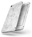 Mixtured Gray v7 Textured Marble - Skin-kit for the iPhone 8 or 8 Plus