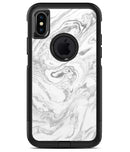 Mixtured Gray v7 Textured Marble - iPhone X OtterBox Case & Skin Kits