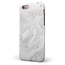 Mixtured Gray v9 Textured Marble iPhone 6/6s or 6/6s Plus 2-Piece Hybrid INK-Fuzed Case