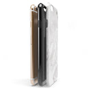 Mixtured Gray v9 Textured Marble iPhone 6/6s or 6/6s Plus 2-Piece Hybrid INK-Fuzed Case