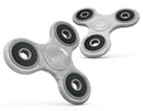 Mixtured Gray v9 Textured Marble Full-Body Fidget Spinner Skin-Kit
