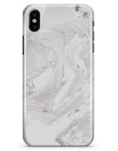 Mixtured Gray v9 Textured Marble - iPhone X Clipit Case