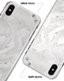 Mixtured Gray v9 Textured Marble - iPhone X Clipit Case